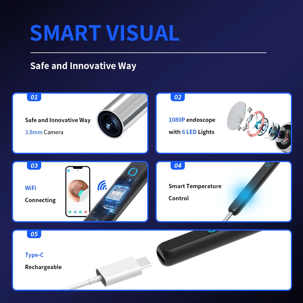 Smart Visual Ear Cleaner Kit